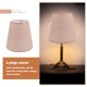 thumbnail image 4 of Tombra de tela Tombra Coste de lámpara de luz Lámpara de tapa de la lámpara de lámpara de luz sombra de luz, 4 of 5