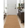 thumbnail image 2 of BESTVUE Area Runner Rug Outdoor Non Slips Carpet Runners Indoor Utility Rugs Mat for Kitchen Hallway Entryway Garage with Rubber Backing Light Brown 3ft x 10ft, 2 of 7