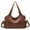 D-Brown, variant on KALUNMA Hobo Bag for Women Crossbody Purse and Handbags Ladies Leather Shoulder Bags