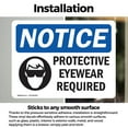 thumbnail image 3 of (2 Pack) Protective Eyewear Required Sign, 3 of 7