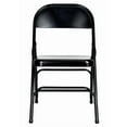 thumbnail image 2 of Black Metal Folding Chair - Sold in Sets of 4 by Chivari, 2 of 13