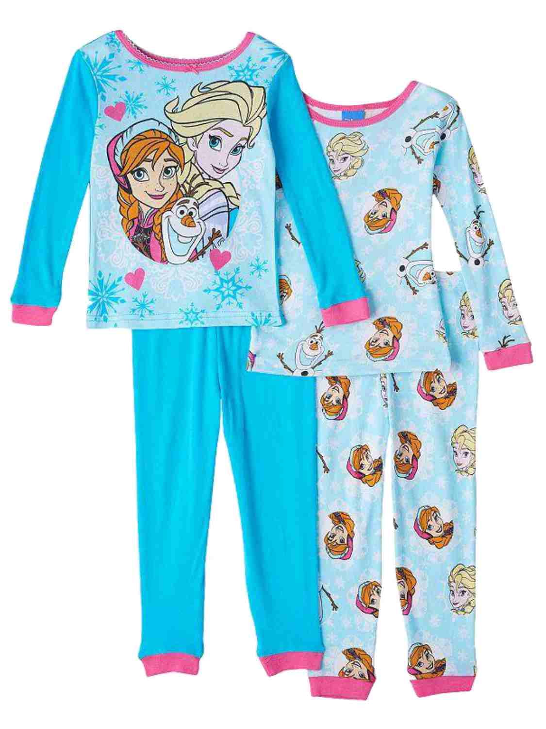 Disney Girls Frozen Pajamas 2 Pack