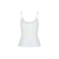 thumbnail image 2 of Courrèges Ribbed White Courrèges Tank Top (Women's), 2 of 3