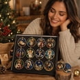 thumbnail image 6 of 12 Pack DIY Christmas Pearl Painting Ornaments, Religious Nativity Bead Art Craft Set, Hanging Decoration for Christmas Tree, Holiday Decor, 6 of 6