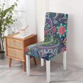 thumbnail image 4 of Chair Covers for Dining Room 4 Pack, Stretch Earthy Tribal Dining Chair Covers, Washable Kitchen Slipcovers, Removable Seat Protector for Home or Banquet, 4 of 7