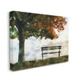 thumbnail image 3 of Stupell Industries Quiet Autumn Park Bench and Tree Surrealist Illustration,20 x 16, Design by Ziwei Li, 3 of 5
