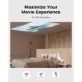 thumbnail image 3 of Aurzen Projector Foldable Stand, Ultra-Compact Foldable Stand with Easy Setup and 180-Degree Rotation, Fits The Eazze Series, Lightweight 367g (Only Stand), 3 of 7