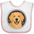 thumbnail image 3 of Inktastic Golden Retriever Dog Boys or Girls Baby Bib, 3 of 4