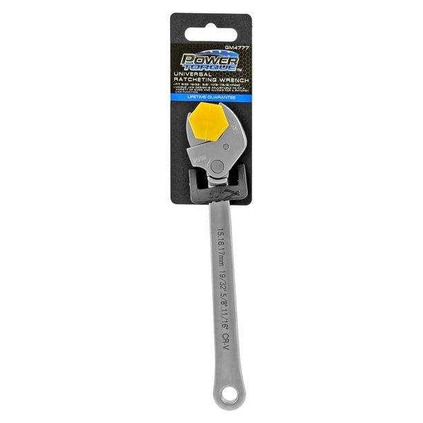 Power Torque Universal Adjustable Ratcheting Wrench Small