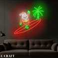 thumbnail image 4 of C-CRAFT Santa Surfing Neon Led Light Wall Art for Surfing Club Christmas Decor, 4 of 4