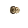 thumbnail image 5 of Grandeur Newbou_Prv_234 Newport Solid Brass Rose Privacy Door Knob Set - Nickel, 5 of 6