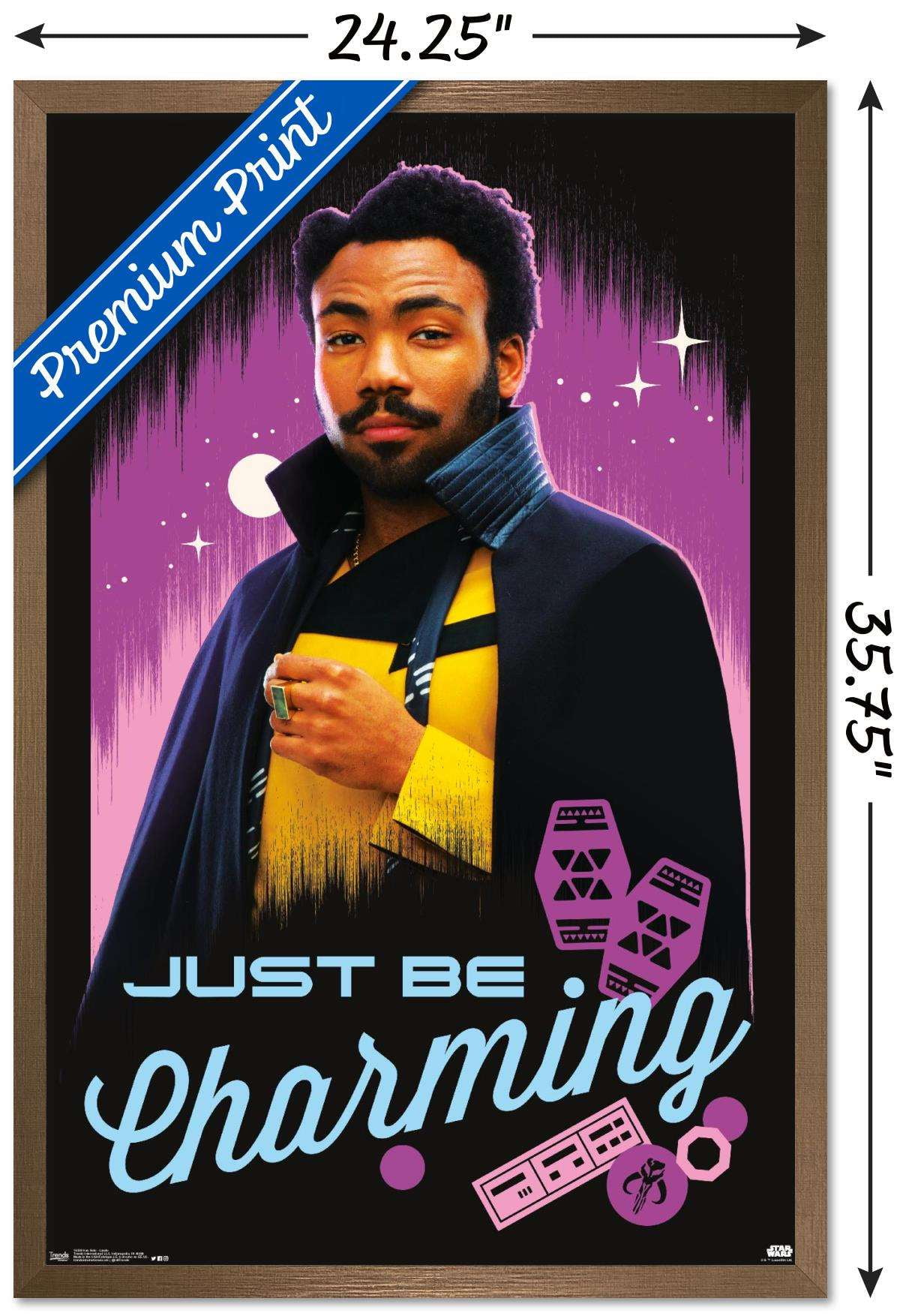 Star Wars: Solo - Lando Wall Poster, 22.375" x 34", Framed