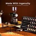 thumbnail image 3 of HLONK Coffee Capsule Organizer  Wooden Coffee Pod Organizer  Coffee Pod Organizer For Drawers  Up To 40 Large Coffee Pods Or 52 Small Coffee Pods  Utility Racks, 3 of 6