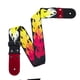 thumbnail image 2 of Correa para guitarra Strap o Tahali para guitarra acústica, bajo eléctrico, guitarra eléctrica Kidam  Flamas Rojo, 2 of 5