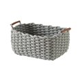 thumbnail image 5 of Woven Baskets for Storage, Rope Baskets for Storage, Chunky Knitted Storage Basket Woven Basket Thick Rope Storage Box Storage Basket Desktop Snack Sundries Basket, Baskets for Storage, 5 of 5