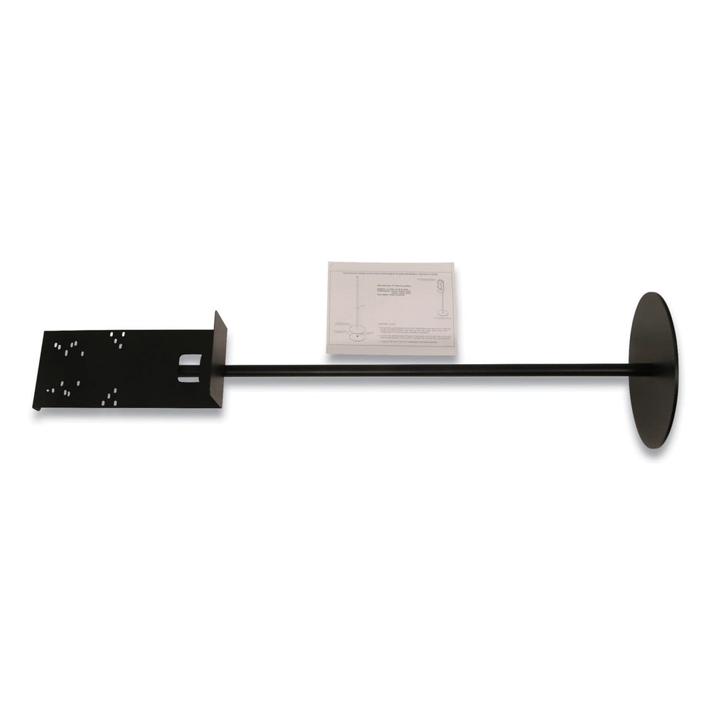 Hand Sanitizer Stand 12" dia x 48" h Black 102468401BA