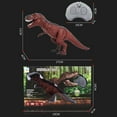 thumbnail image 5 of Remote Control Toy Infrared Remote Control Dinosaur Dark Gray Simulation Of Tyrannosaurus Rex Movement And Sound, 5 of 5