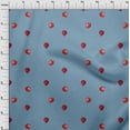 thumbnail image 3 of oneOone Silk Tabby Fabric Strawberry Fruit Printed Fabric 1 Yard 42 Inch Wide, 3 of 4