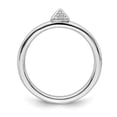 thumbnail image 5 of Stackable Expressions Sterling Silver Diamond Ring, 5 of 8