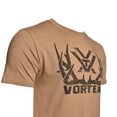 thumbnail image 5 of VORTEX Adult Male Full-Tine Short Sleeve T-Shirt, Color: Coyote Heather, Size: XL, 5 of 5