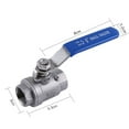 thumbnail image 4 of Open And Close Without Friction, Pipe Valve, Ball Valve, Durable Restauranr For Kitchen Home Hotel, 4 of 8