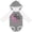 Granite & White w Ears, variant on Inktastic My Mom is My Hero Breast Cancer Awareness Boys or Girls Long Sleeve Baby Bodysuit