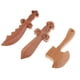 thumbnail image 4 of 2x10pcs Peach Wood Carved Crafts Pendants Jewelry Findings DIY Accessory perfecl Colgantes de espada de madera de melocotón, 4 of 8