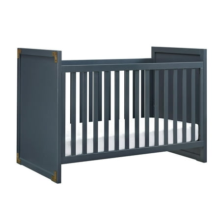 UPC: 0065857172195 | Baby Relax Miles 2-in-1 Convertible Crib for Nursery Graphite Blue