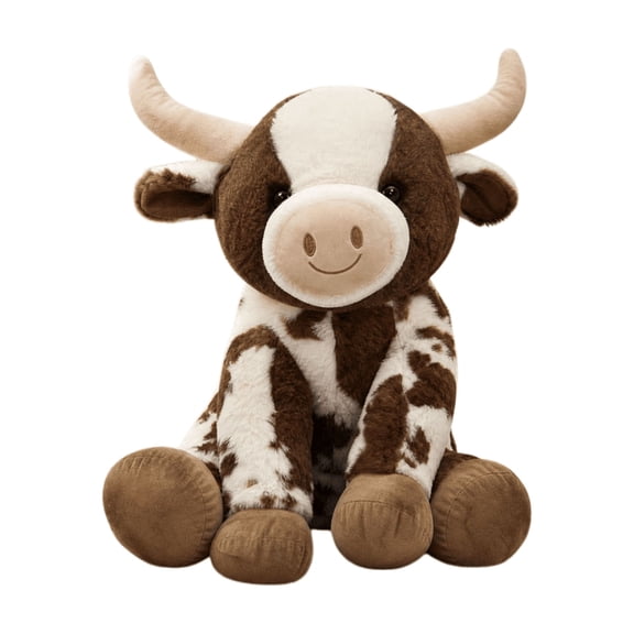 VENTORA Cow Stuffed Animal Plush Toy, Kawaii Milk Cow Pillow Soft Cuddle Plushie For Kids Sleeping Bed Sofa Decor Birthday Gift