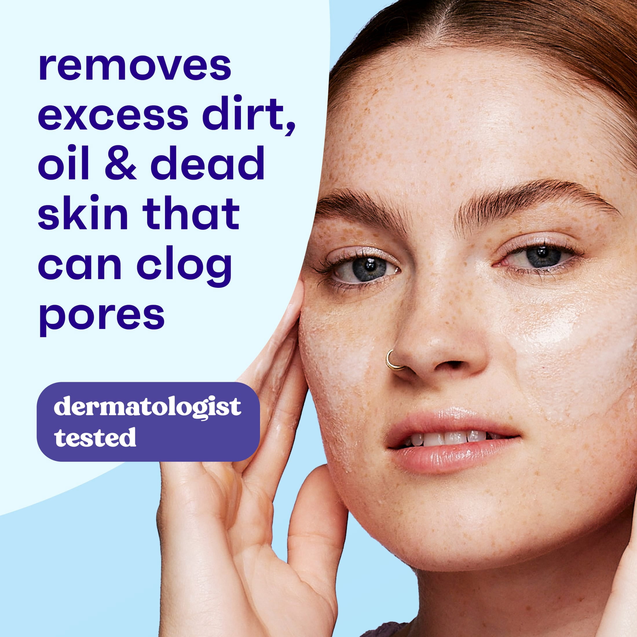 Clean & Clear Daily Pore Facial Cleanser for Acne-Prone Skin, 5 fl. oz