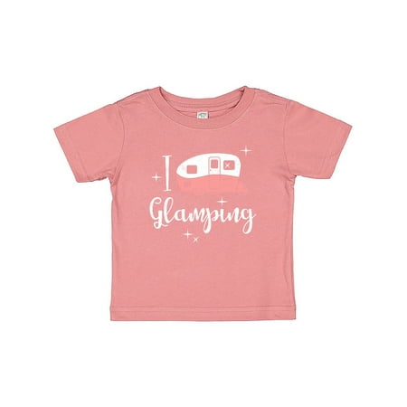 

Inktastic I Love Glamping Gift Baby Girl T-Shirt