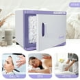 thumbnail image 3 of Hot Towel Warmer Cabinet, 23L Large Capacity Towel Warmer Bath for Salon&Home, Fits Towels, Beauty Tools and Massage Stones, Gift for Family&Friends, Purple, 3 of 9