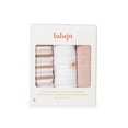 thumbnail image 3 of Lulujo - Infant, Baby, Infant - Cotton Muslin Receiving Blankets - 3 Pack, 3 of 4