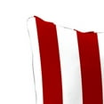 thumbnail image 2 of Jordan Manufacturing 46.5" x 24" Cabana Red Stripe Rectangular Outdoor Deep Seat Chair Cushion Set with Welt, 2 of 9