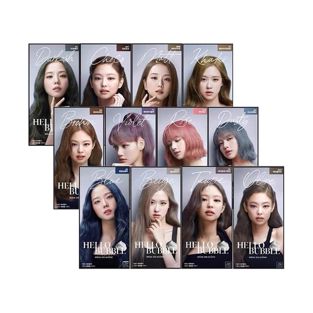 BLACKPINK Mise-en-scène コンプ MISE EN SCENE Hello Bubble x BLACKPINK Hair Color Kit - 15 Colors