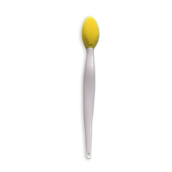 relayinert Brosse à Lèvres Douceur Multicolore Accessoires pour Femme Poudre Dissolvant de Comédons Fournitures Cosmétiques Prise Facile Brosses Exfoliantes Jaune