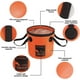thumbnail image 3 of Cubo plegable de 5 galones, paquete de 3, cubo de agua plegable, lavabo portátil para exteriores, viajes, camping, pesca, jardinería, lavado de coches, etc., 3 of 5
