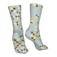 thumbnail image 7 of Cauagu Bees Pattern Fun Novelty Crew Socks,Casual Athletic Socks Neutral Socks Cozy Crew Socks Christmas Gift, 7 of 7