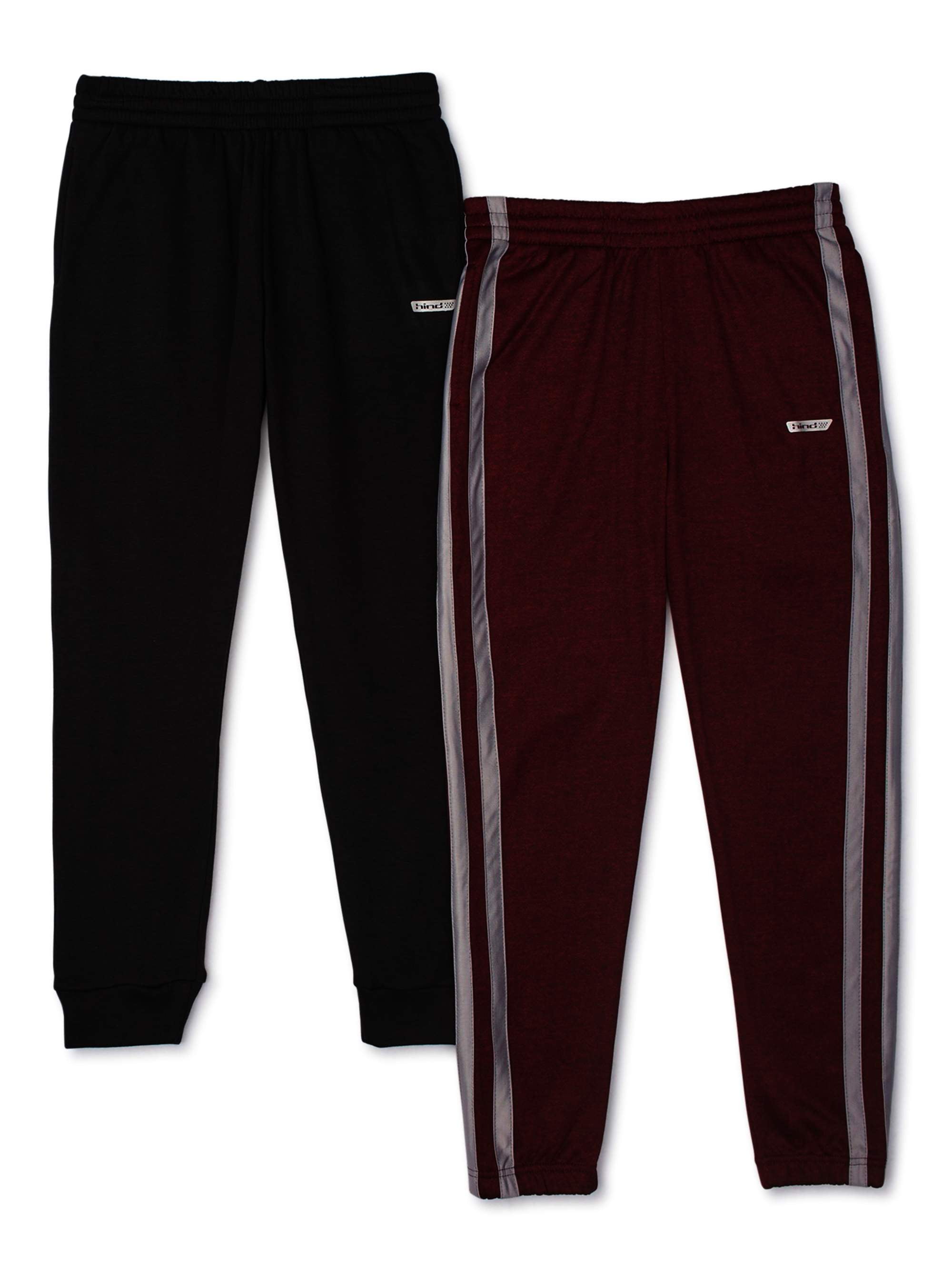 Hind Boys Athletic Fleece Joggers, 2Pack Pants, Sizes 418