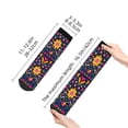thumbnail image 4 of Pofeuu Cinco De Mayo Floral Print 30cm Socks, Adult Running Hiking Socks for Youth and Adult, 4 of 7