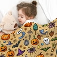thumbnail image 4 of Halloween Throw Blanket 50" x 60" - Soft Flannel Blanket, Cozy Plush for Couch, Sofa & Bed, Fall Winter Decor, for Kids & Adults, 4 of 5