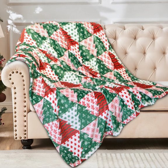 HITIME Cozy Blanket Printed Blanket Throw Christmas Blanket - 300 GSM Fleece Blanket Throw Size Blanket for Home Decoration, Ultra Soft Blanket Microfiber Throw Blanket (Throw - 50" x 60")