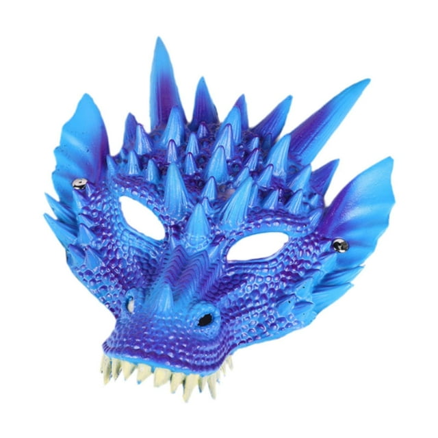 BELOVING Visage de Dragon 3D Cosplay pour Boîte de Nuit Spectacle sur Scène Mascarade A