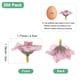 thumbnail image 3 of Uxcell 200-Pack Cabezas de Rosas Artificiales, Cabeza de Rosa de Seda Falsa para Bodas/Ramos/Artesanías DIY/Decoración de Fiestas, Cabezas de Flores Falsas [Marrón Claro], 3 of 7