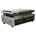 thumbnail image 2 of NSF Commercial Panini Contact Grill, 1750W Sandwich Press Panini Maker, Electric Sandwich Grill Grooved, Single Plate Sandwich Press 120V US, 2 of 11