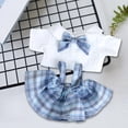 thumbnail image 1 of Conjunto de ropa para muñecas de peluche Perfecl fácil de poner y quitar para niños regalo de cumpleaños regalo adorable para niñas ajuste cómodo y traje 38 cm, 1 of 8