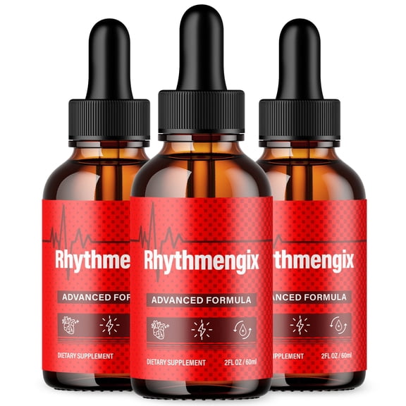 Rhythmengix Advanced Formula Drops Natural Support Supplement 90 Servings