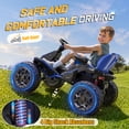 thumbnail image 6 of East doll 24V Ride on Toys for Big Kids, 24V Ride ons Car ATV for Kid with 4×200W Motors, Parent Remote Control, Bluetooth Music, Adjustable Seat, Off Road Kids Electric Car for Ages 3-12, Blue, 6 of 10