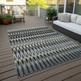 thumbnail image 6 of Addison Rugs Chantille Indoor/Outdoor Transitional Southwest Charcoal Washable Rectangle Rug, 8' x 10', 6 of 6