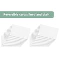 thumbnail image 3 of Summit Cards, 200 Pack White, Lined Revision Cards, 125x75mm, 3 of 4